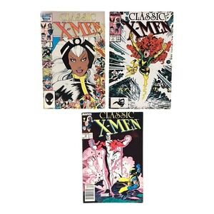 X-Men‎ Classic (1986) Lot of 3 Fine #3 9 16 Marvel 25th Anniversary Wolverine